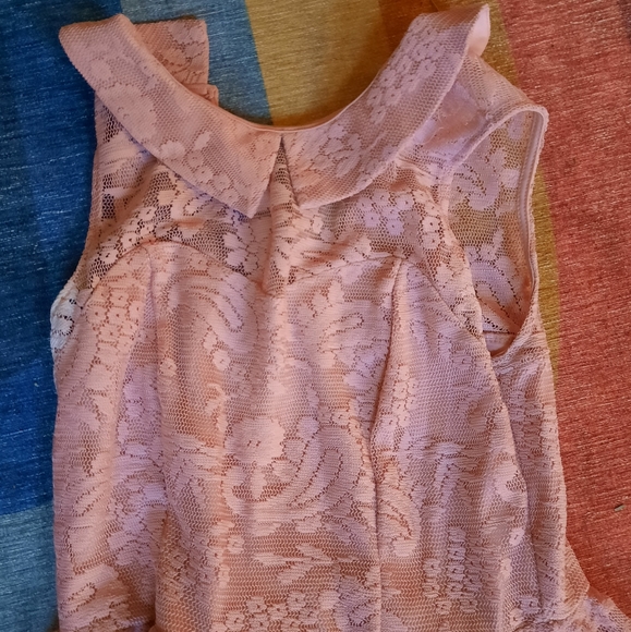 Pink/Blush Lacey Dress 💗 - Picture 2 of 3